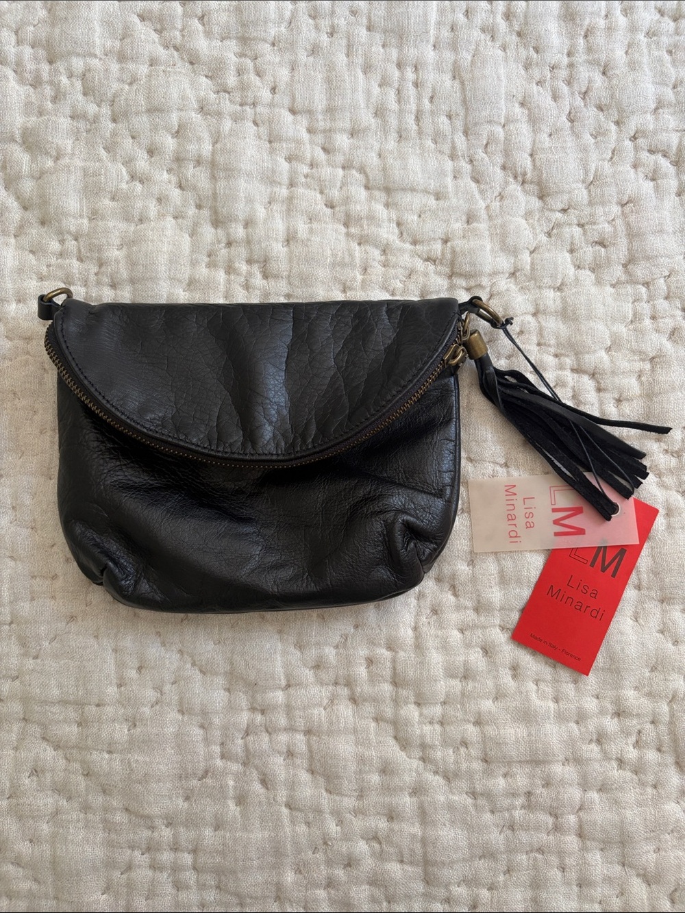 NWT Lisa Minardi leather Purse